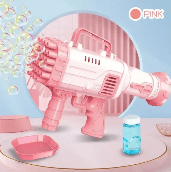 Bubble Gun Toy – Big Size, 32 Holes