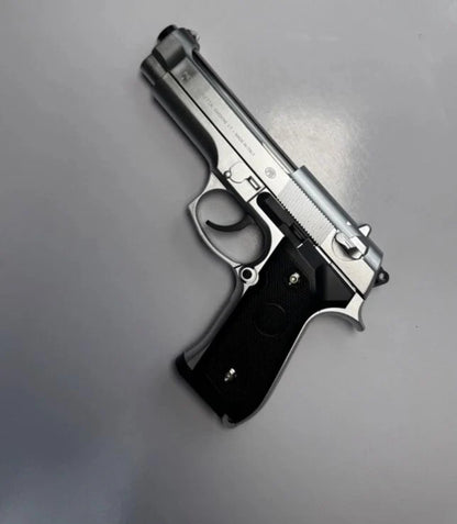 Silver M92 Beretta Airsoft Toy Gun – Realistic, Durable & Fun for Airsoft Enthusiasts