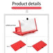 Mobile Screen Magnifier 12 Inch – HD 3D Video Amplifier & Foldable Phone Stand for Movies & Gaming